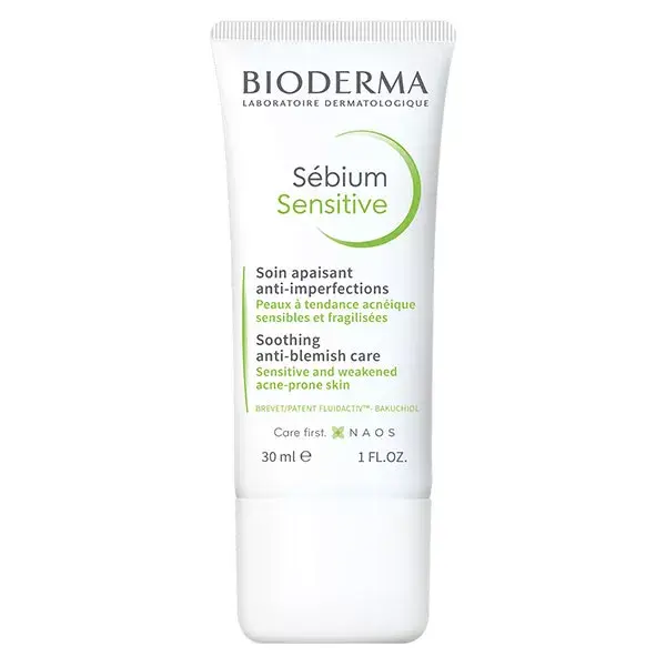 Bioderma Sébium Sensitive Crème Anti-Imperfections Peaux Acnéiques 30ml