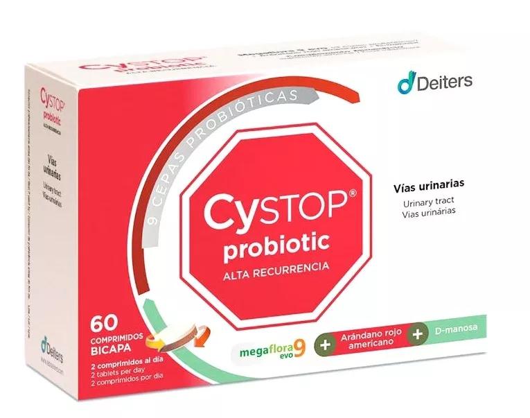 Cystop Probiotic Alta Recurrencia 60 Comprimidos