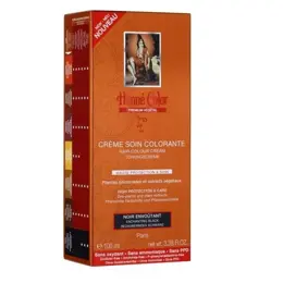 Henne Color Crème Soin Colorante Noir Envoutant 100ml