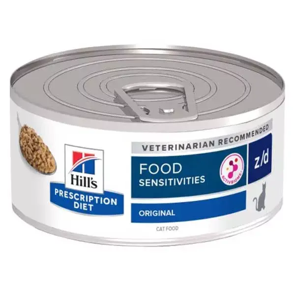Hill's Prescription Diet Feline Z/D Food Sensitivities Aliment Humide 24 x 156g