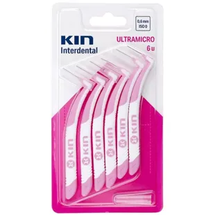 Kin Ultramicro Interdental Brushes 0.6mm 6 Units