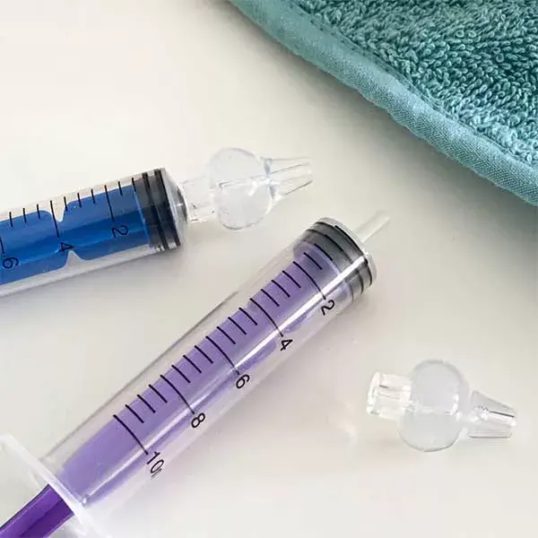 Plic seringues de lavage nasal pour bébés - Lot de 2