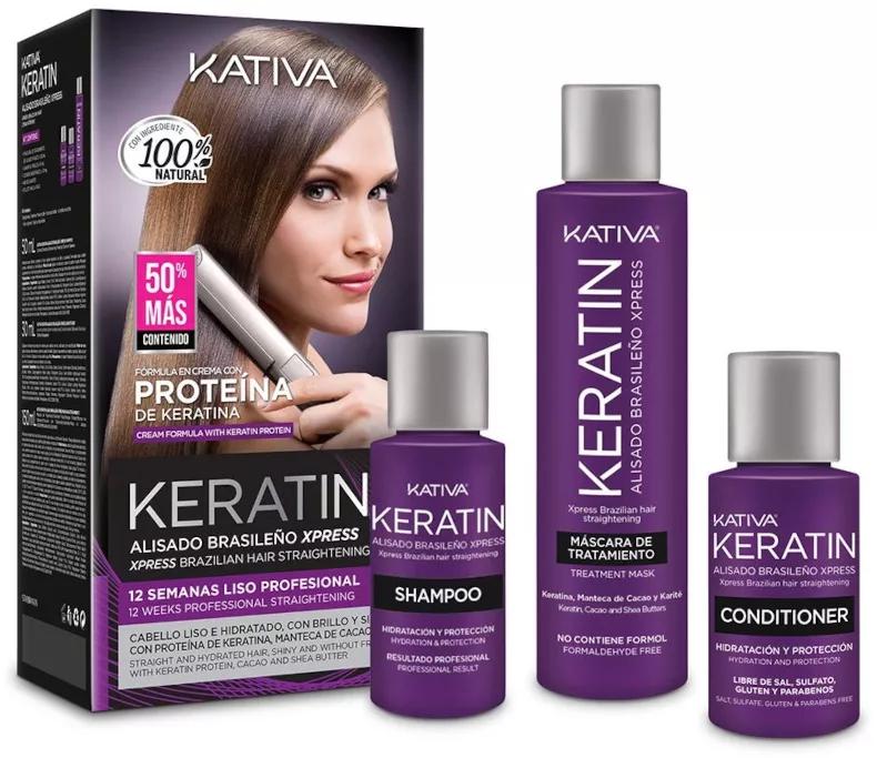 Kativa Keratin Alisamento Brazileiro Express