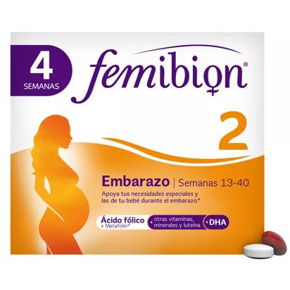 Femibion 2 Embarazo con Ácido Fólico 28 Cápsulas + 28 Comprimidos 