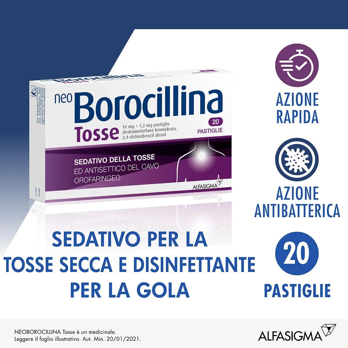 Neoborocillina Tosse 20 Compresse Orosolubili