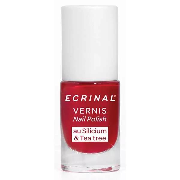 Esmalte de uñas Ecrinal Silicium + Tea Rouge Passion