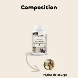 VIGNETTE 5 - COMPOSITION - 8698 Poudre alt-vert petit chien