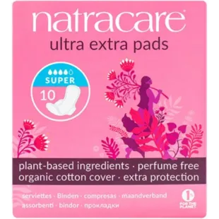 Natracare Ultra Extra Super Compress 10 units