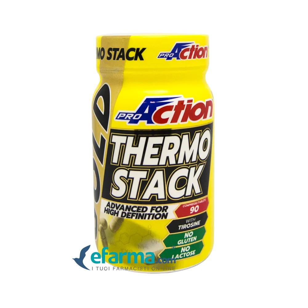 ProAction Thermo Stack Integratore Stimolante del Metabolismo 90 Compresse