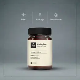 A-Lab Collagène Liposomal 300 mg - Anti-Âge, Hydratation, Articulations - 60 gélules