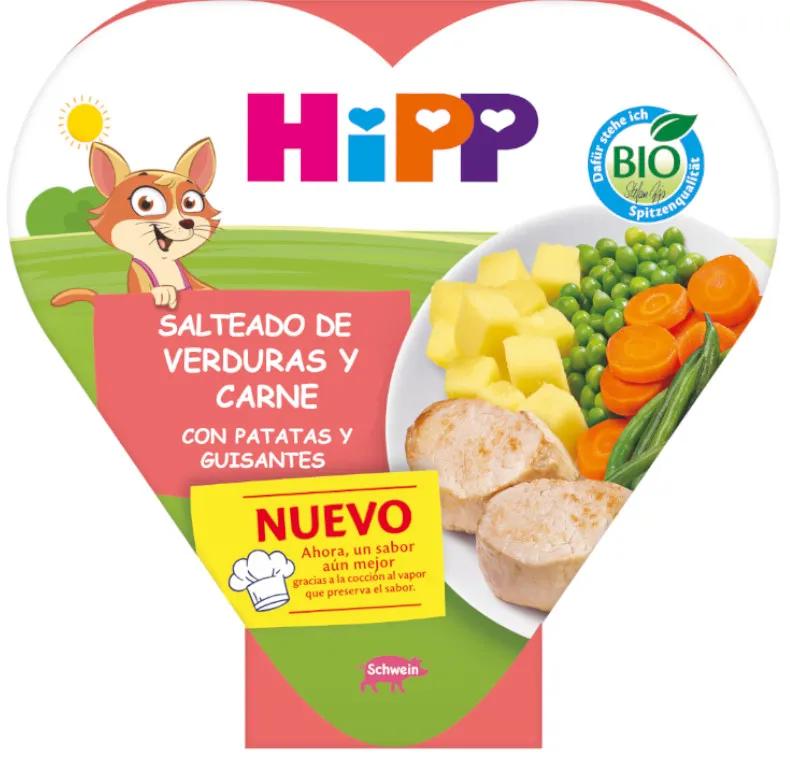 Imagen de HiPP Salteado de Verduras, Carne, Patatas y Guisantes +1 Año BIO 250 gr