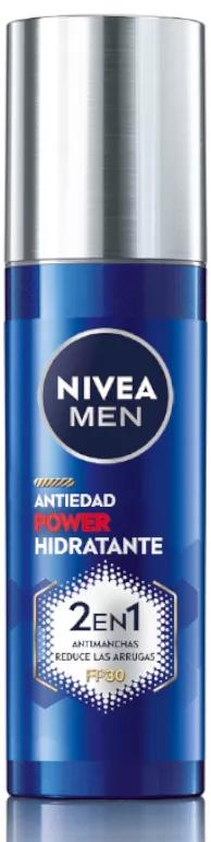 Nivea Men Power Hydratant Anti-Taches et Anti-Rides 2 en 1 SPF30 50 ml