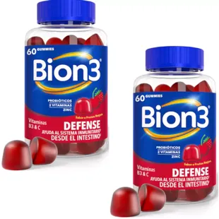 Bion3 Defense Probióticos e Vitaminas 2x60 Gomas