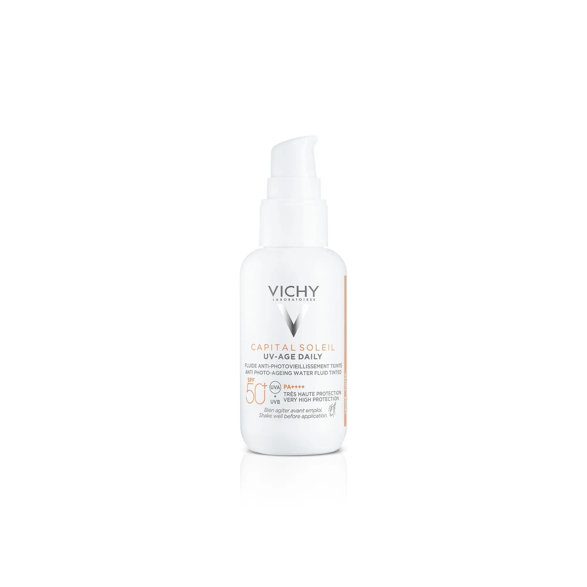 Vichy Capital Soleil Uv-Age Fluido Anti-Fotoinvecchiamento Colorato 50+SPF 40 ml