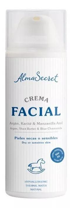 Alma Secret Creme Facial Argão, Karité e Camomila Azul SPF20 50ml