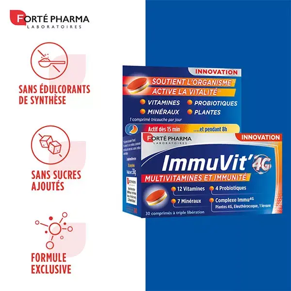 Forté Pharma Immuvit'4G 30 tablets