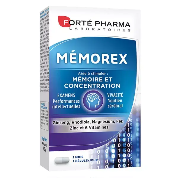 Forte Pharma Memorex 30 capsule prestazione intellettuale