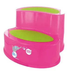 dBb Remond Scaletta Anti-Scivolo Elefante Rosa Translucida