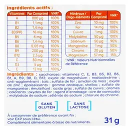 Alvityl Vitalité à avaler 12 vitamines et 8 minéraux Dès 6 ans 40 comprimés