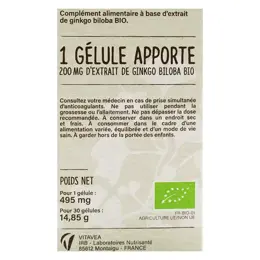 Nutrisanté Les Nutri'Sentiels Bio Ginkgo Biloba 30 gélules