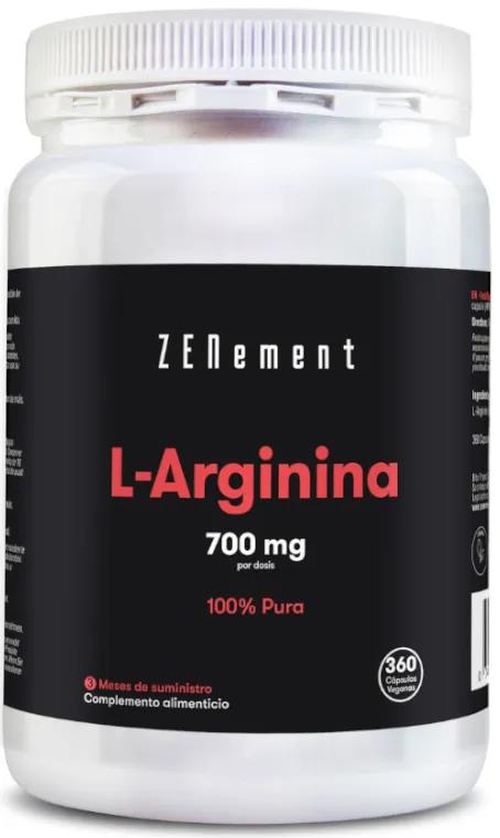 ZENement L-Arginine 700 mg 360 Vegan Capsules