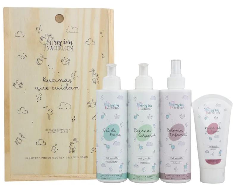 My Rebotica My Newborn Holzbox 4 Hygieneprodukte