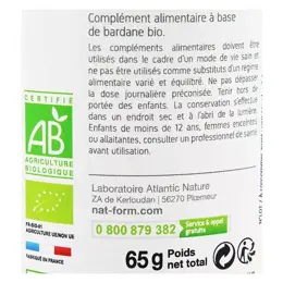 Nat & Form Bio Bardane 200 gélules végétales