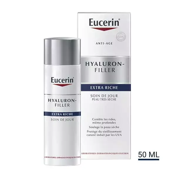 Eucerin Hyaluron-Filler Soin de Jour Extra Riche Anti-Âge 50ml