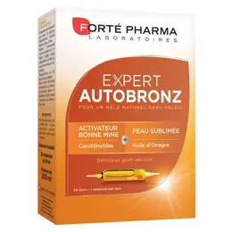 Forté Pharma Autobronzant visage et corps Expert Autobronz 20ampoules Vitamine E