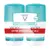 Vichy Déodorant Anti-Transpirant Anti-Traces Blanches & Jaunes 48h Roll-On Lot de 2 x 50ml