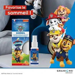 GRANIONS SPRAY SOMMEIL ENFANT PAT PATROUILLE - Verveine, Camomille, Coquelicot