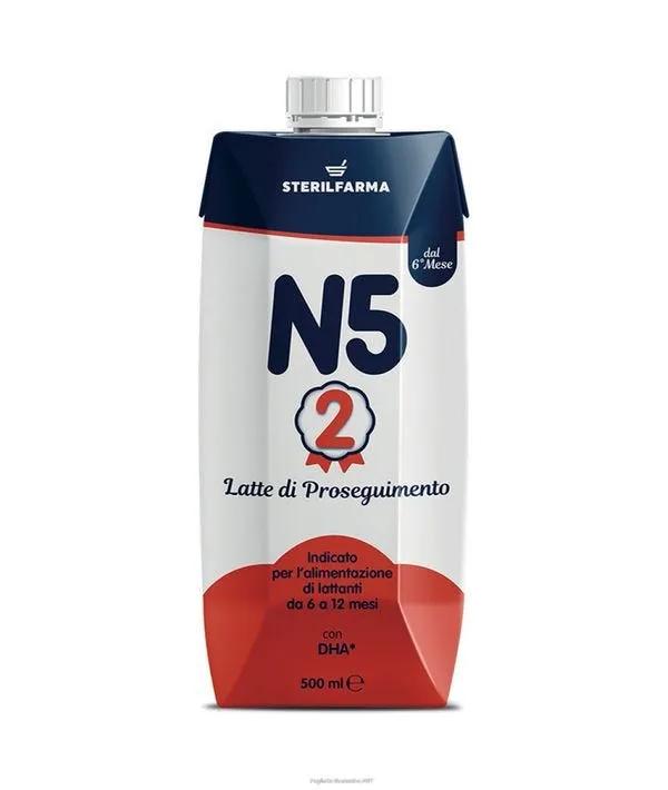 Sterilfarma N5 2 Latte di Proseguimento 6/12 Mesi 500 Ml