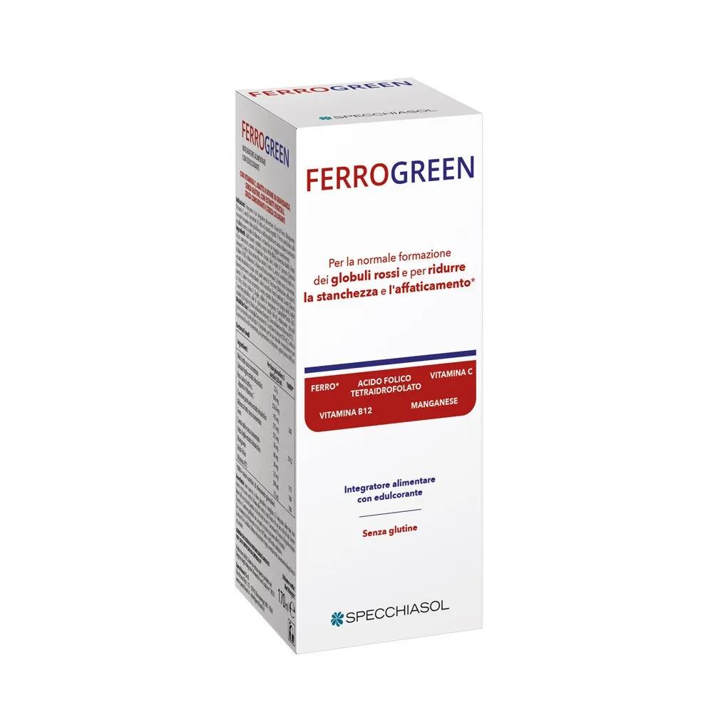 Specchiasol Ferrogreen Plus Ferro+ Integratore Alimentare 170 ml