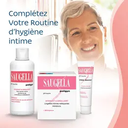 Saugella Poligyn Lingette Intime Nettoyante - 10 unités