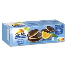 Gerblé Sans Sucres Génoise Chocolat Orange 140g