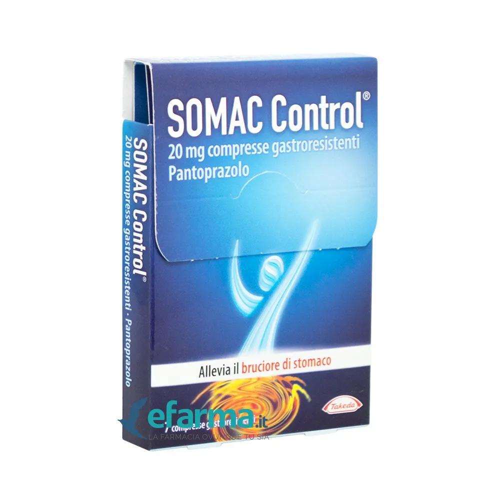 Somac Control 20 mg Pantoprazolo Antireflusso 7 Compresse