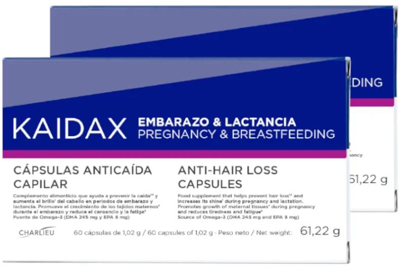 Kaidax Zwangerschap en borstvoeding 2x60 capsules