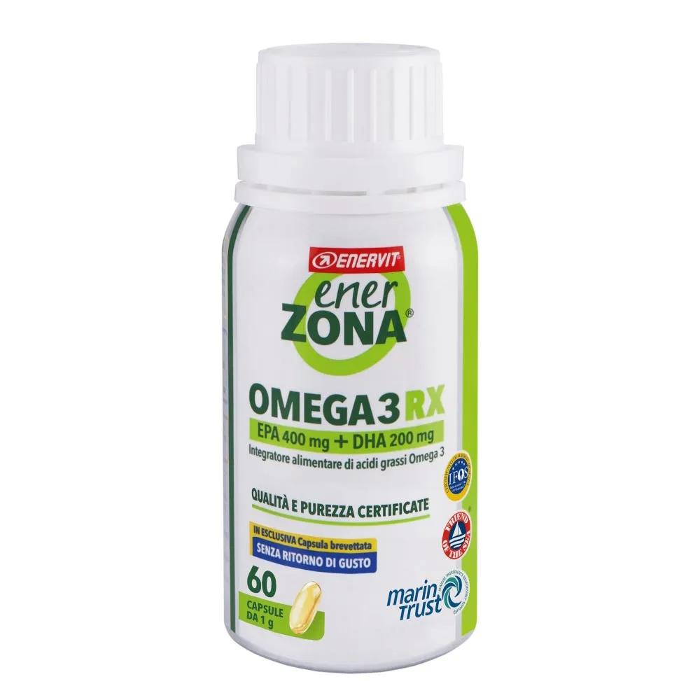 EnerZona Omega 3RX Integratore Olio Di Pesce 60 Capsule