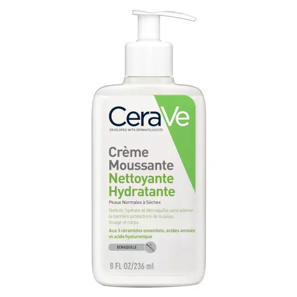 CeraVe Nettoyants Crème Moussante Nettoyante Hydratante 236ml