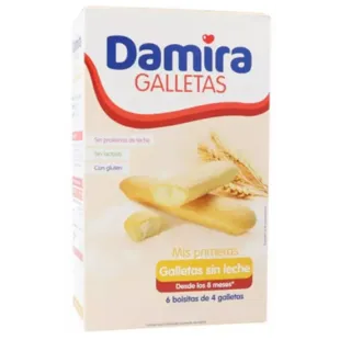 Damira Galletas sin Lactosa 8m+ 24 Uds 