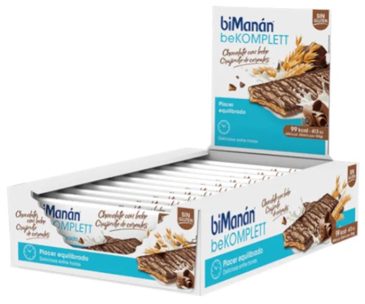 Bimanán Snack Chocolat noir sans gluten 20 unités