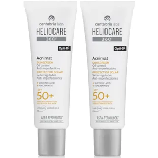 Heliocare 360 Acnimat SPF50+ 2x50 ml