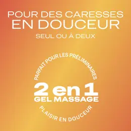 Durex Gel Massage Lubrifiant Sensuel à Base d'Eau 2 en 1 - Ylang Ylang - 200ml