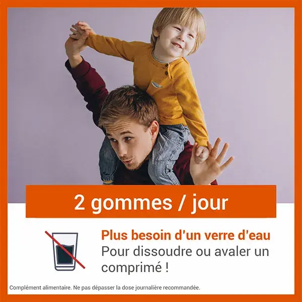 Vitascorbol Gommes Multikids Multivitamines Enfants Raisin Fraise 45 Gommes