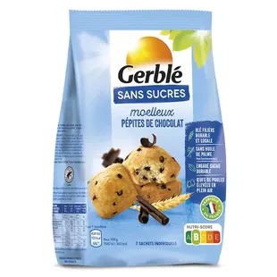 Gerblé Senza Zuccheri Aggiunti Pluma Cake con Pepite di Cioccolato 196g