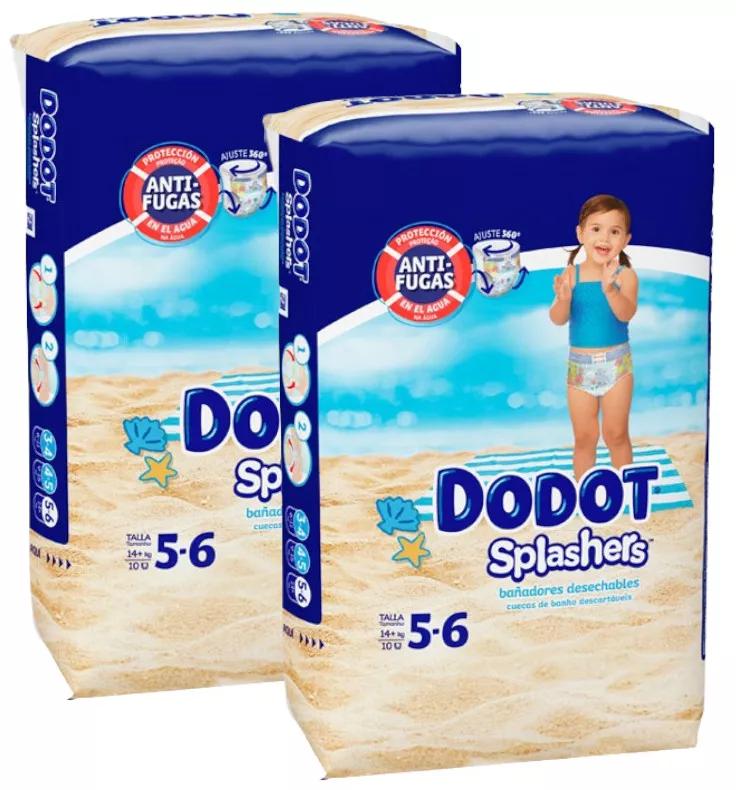 Dodot Splashers T5 Swim Diapers +14 Kg 2x10 units