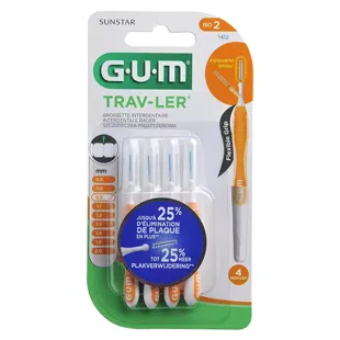 Gum spazzole interdentali Trav Ler 0,9 mm rif 1412