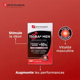 Forté Pharma Tigra+ Men 28 comprimés Lot de 2 Programme 1 mois