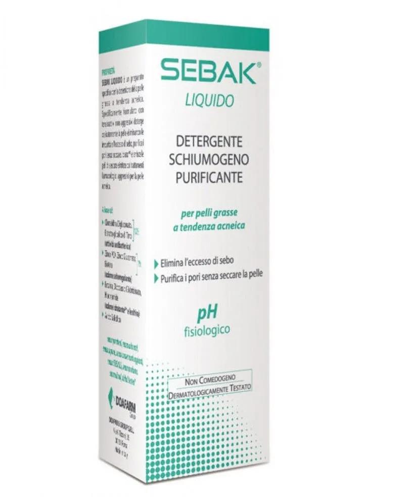 Sebak Liquido Detergente Purificante Per Pelle Grassa 150 ml