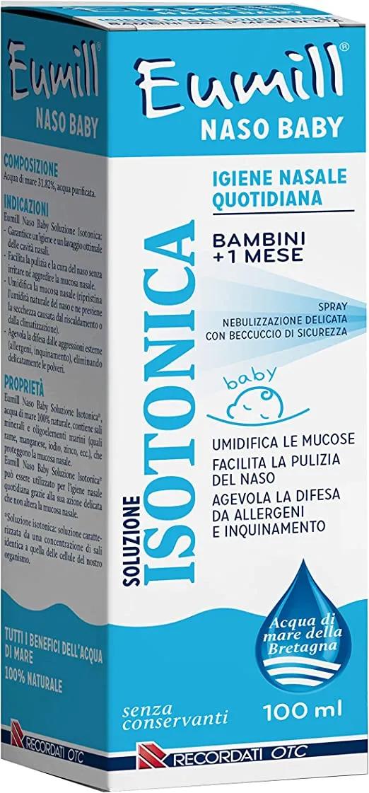 Eumill Naso Baby Soluzione Isotonica Spray Bambini +1 Mese 100 ml